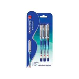 BIC Cello Butterflow Classic Gel Pen (Blue, Black)